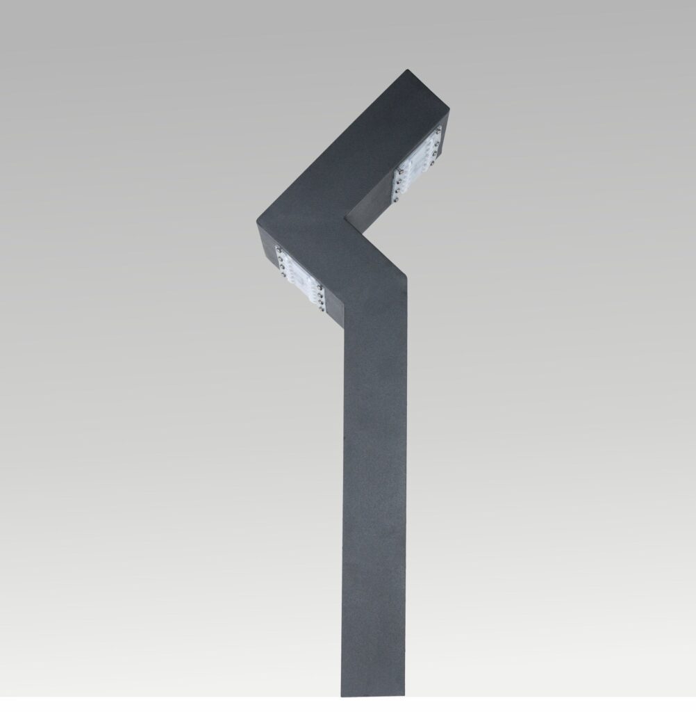 Pasolite ZANG Dual-Side Outdoor Bollard Light (Model B 10870)