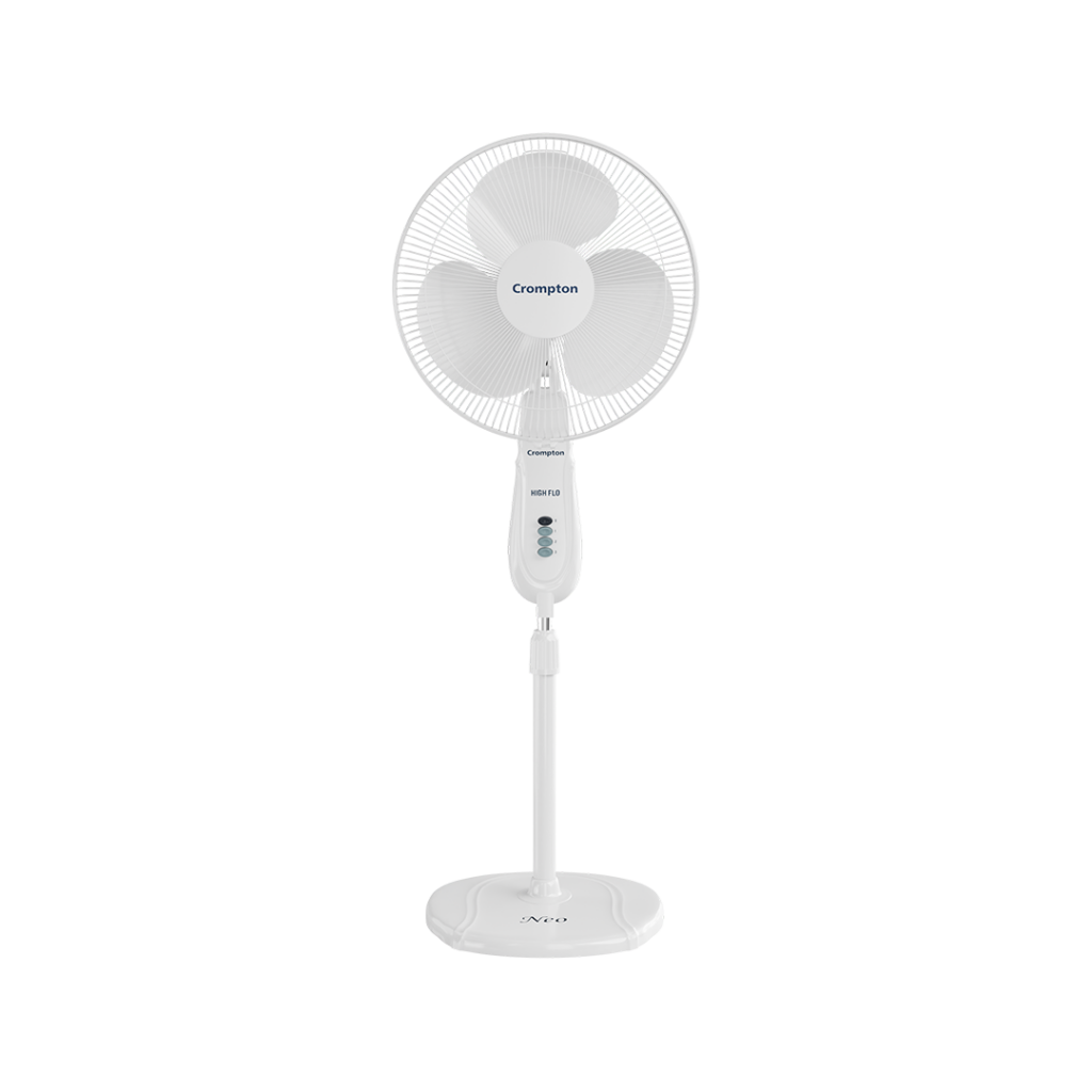 Crompton Hiflo Neo PF Pedestal Fan – White