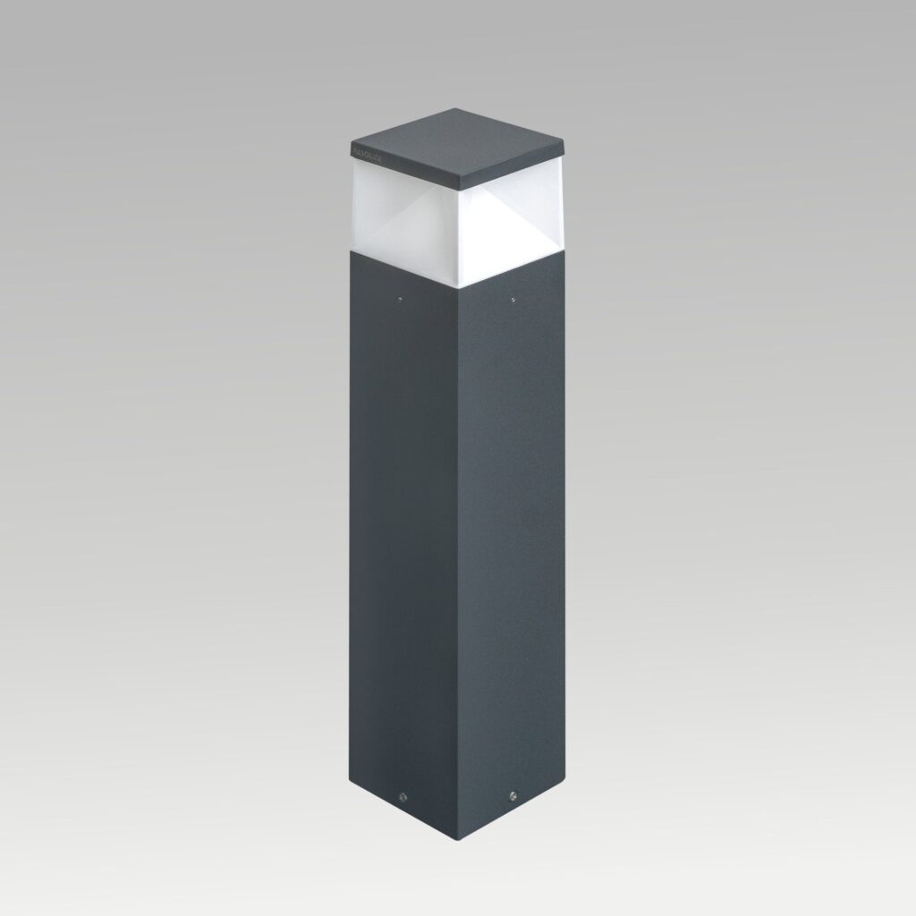 Pasolite Vimio Square-Profile Outdoor Bollard Light (Model B 10818)