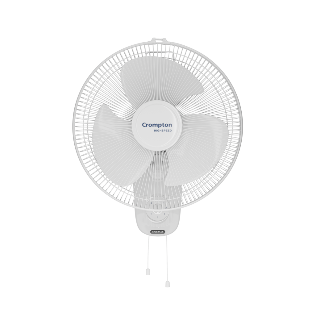 Crompton Hispeed Gale Plus Wall Mounted Fan (Kd White)