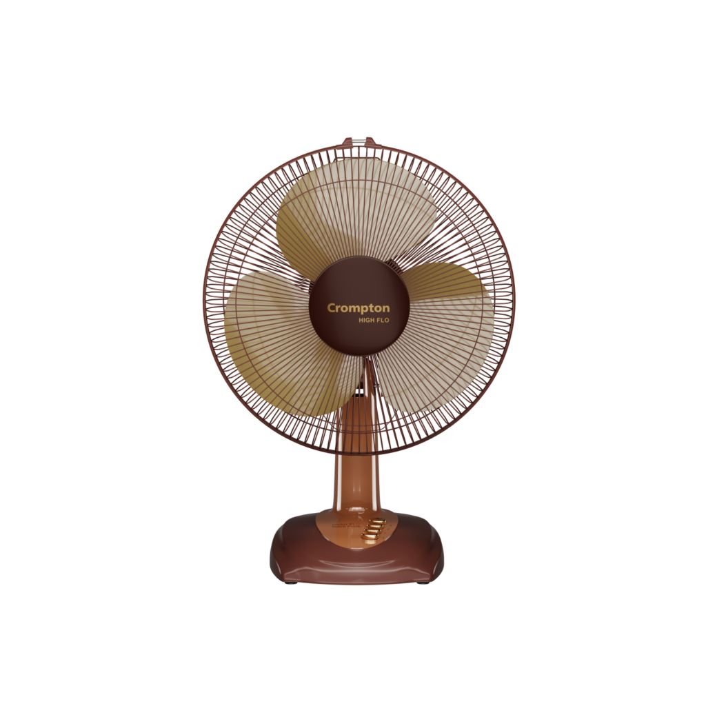 Crompton Hiflo Wave Plus Table Fan (Brown Gold)
