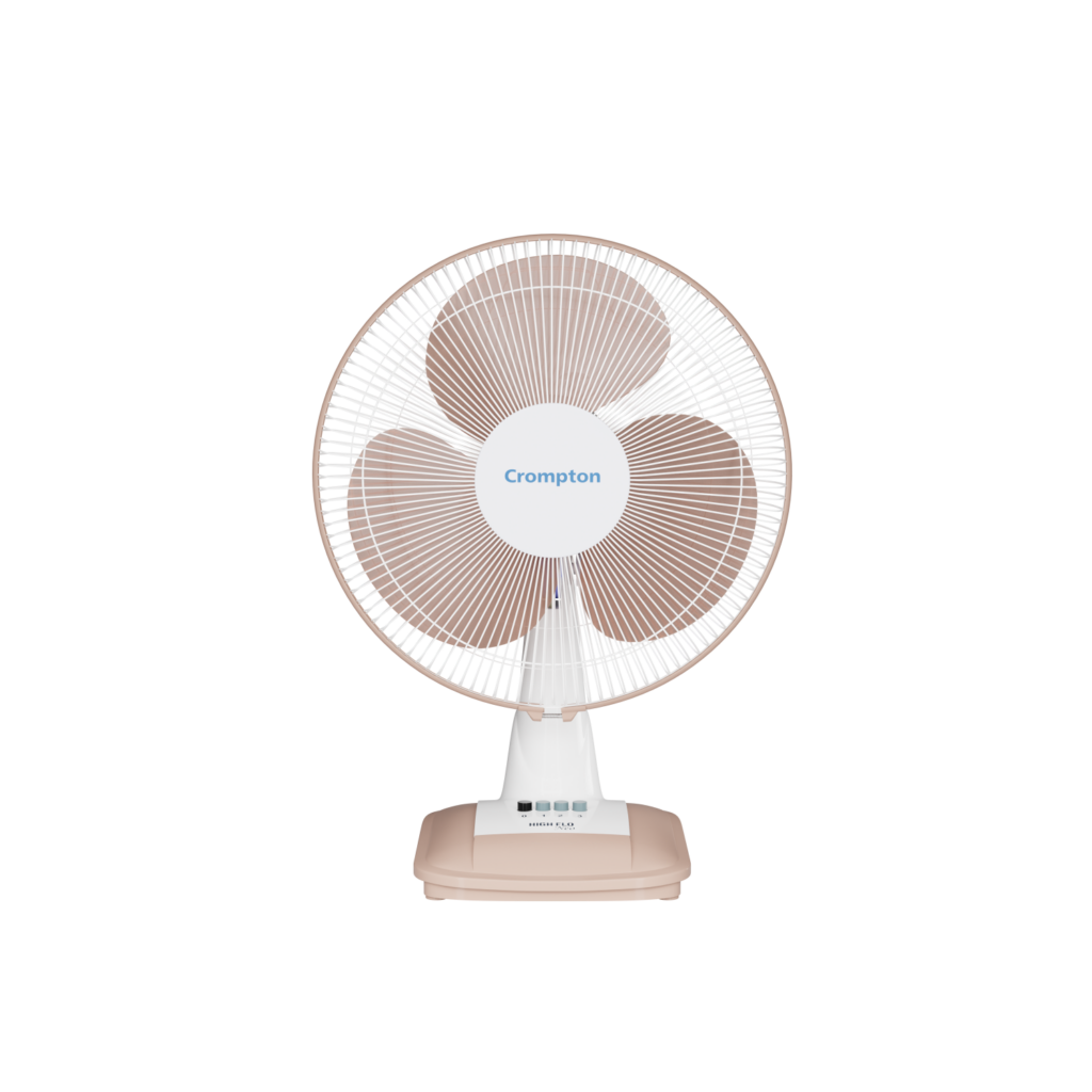 Crompton Hiflo Neo Table Fan (Coffee Brown)