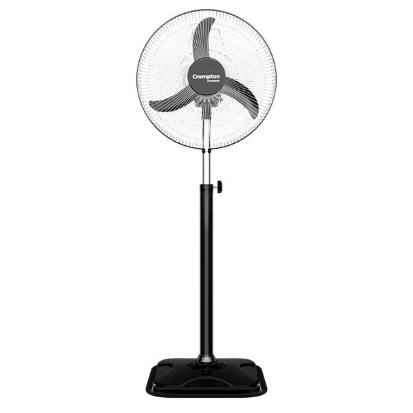 Crompton Supremus Farrata Pedestal Fan – Black
