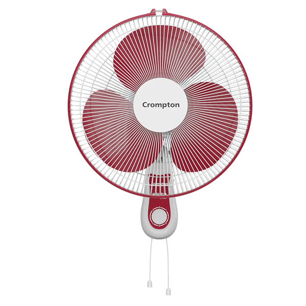 Crompton Hiflo Neo Wall Mounted Fan 400mm (Crimson Red)