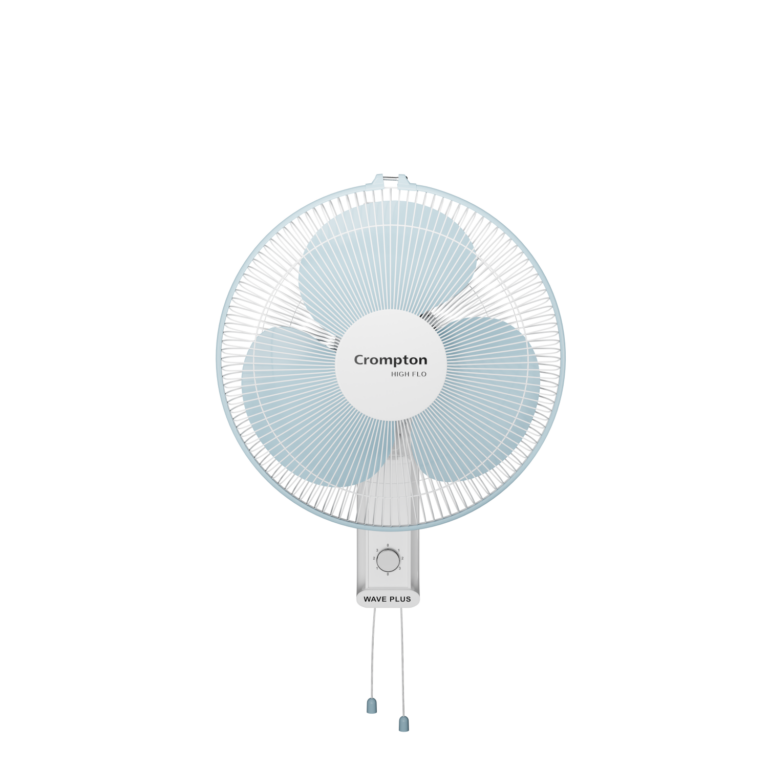 Crompton Hiflo Wave Plus Wall Mounted Fan (Powder Blue)