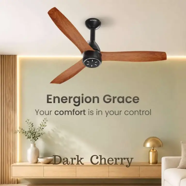 Crompton Energion Grace 1200mm Ceiling Fan - Dark Cherrywood