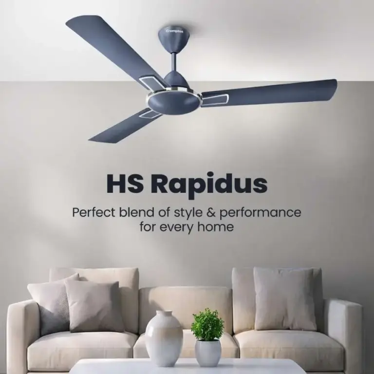 Crompton High Speed Rapidus 1200mm Ceiling Fan - Pearl Grey