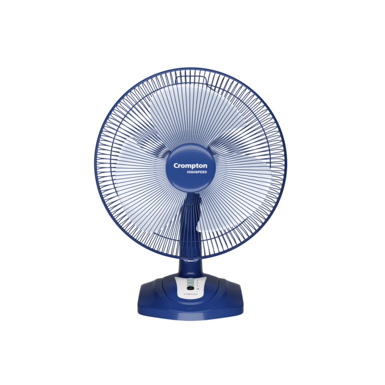 Crompton Highspeed Torpedo Table Fan (Blue White)
