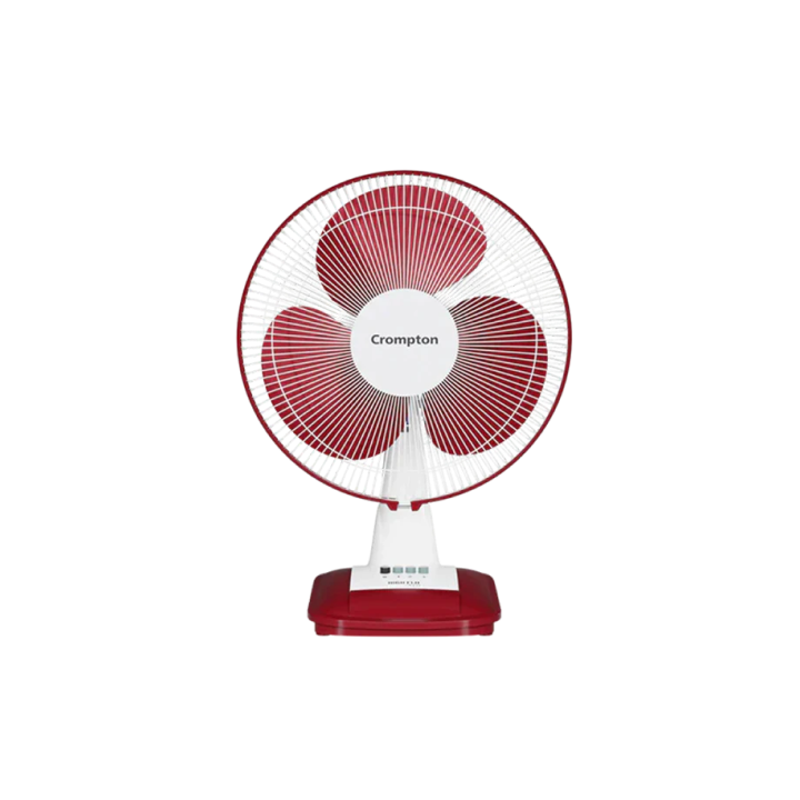 Crompton Hiflo Neo Table Fan (Crimson Red)