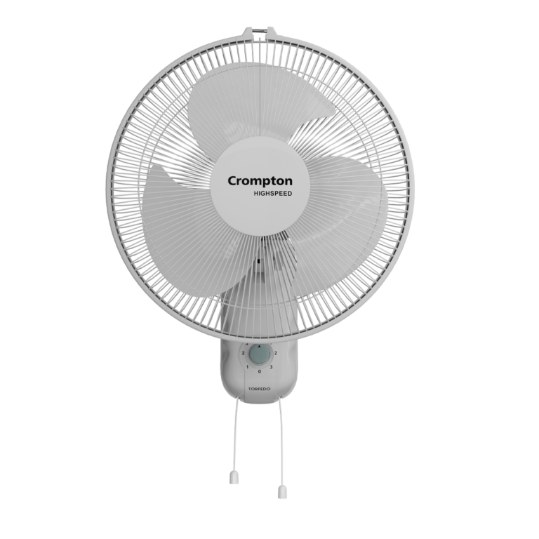 Crompton Highspeed Torpedo Wall Mounted Fan (White / 12 Inch)