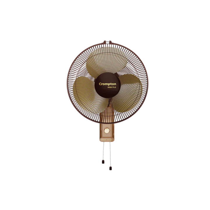 Crompton Hiflo Wave Plus Wall Mounted Fan (Brown Gold)